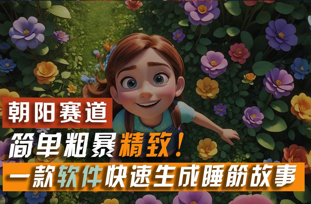 利用一款软件5分钟一条爆款睡前故事,简单粗暴精致!小白月入2w+网创吧-网创项目资源站-副业项目-创业项目-搞钱项目网创吧