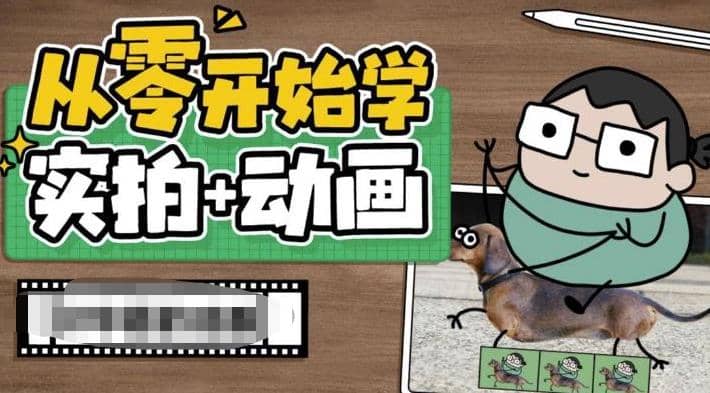 从零开始学实拍加动画,实拍加动画创意教程(49节视频课)网创吧-网创项目资源站-副业项目-创业项目-搞钱项目网创吧