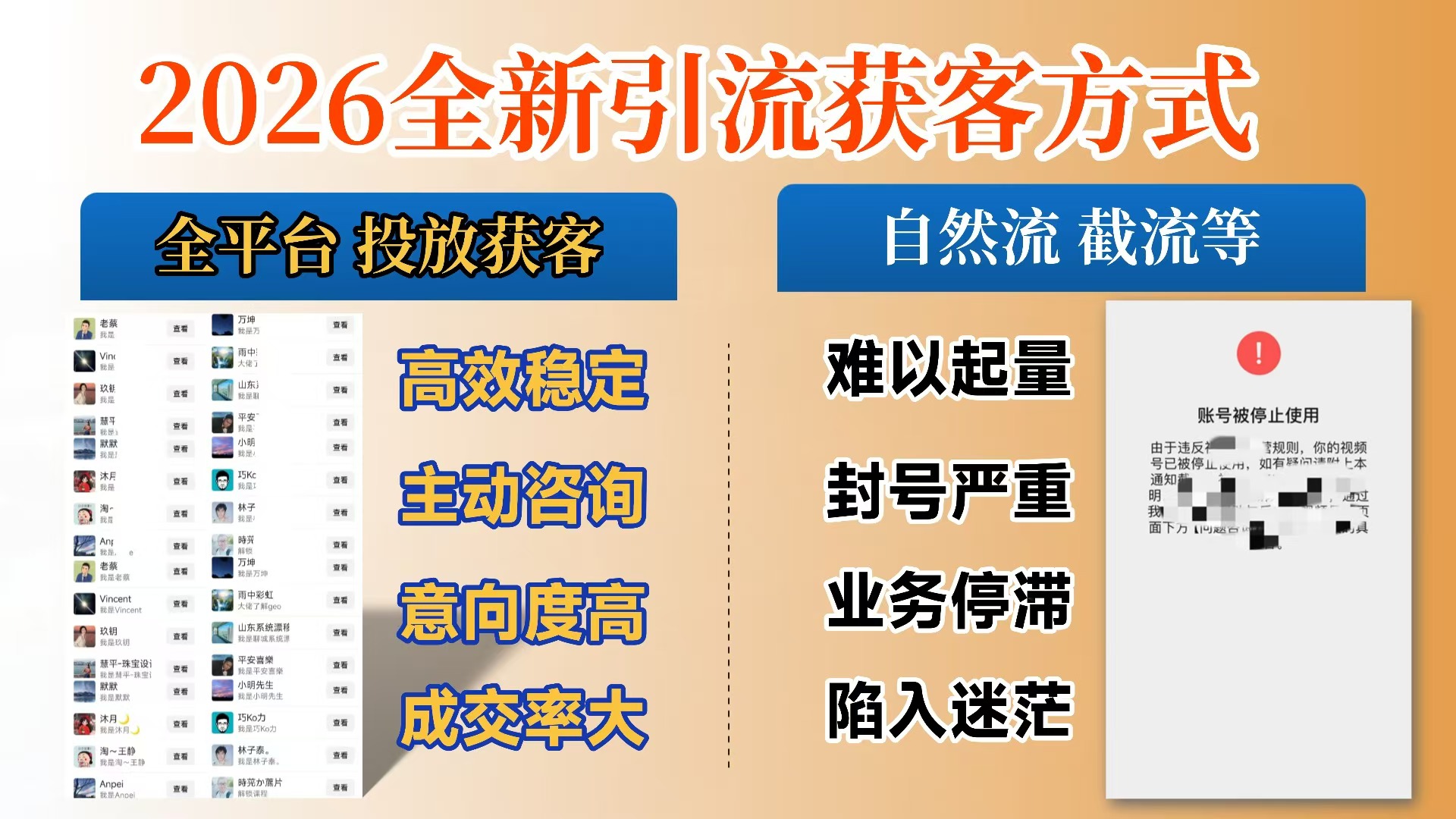 【首发】打破获客壁垒,如何利用投放实现财富自由与事业升级网创吧-网创项目资源站-副业项目-创业项目-搞钱项目网创吧