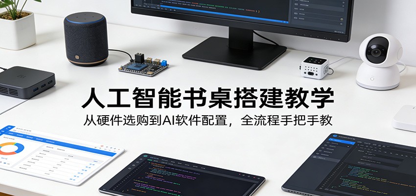 人工智能书桌搭建教学：从硬件选购到AI软件配置，全流程手把手教网创吧-网创项目资源站-副业项目-创业项目-搞钱项目网创吧