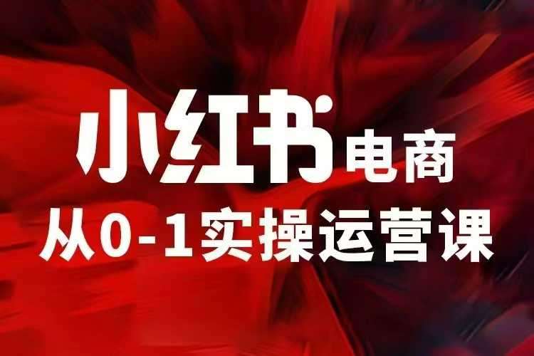 小红书电商运营,97节小红书vip内部课,带你实现小红书赚钱网创吧-网创项目资源站-副业项目-创业项目-搞钱项目网创吧