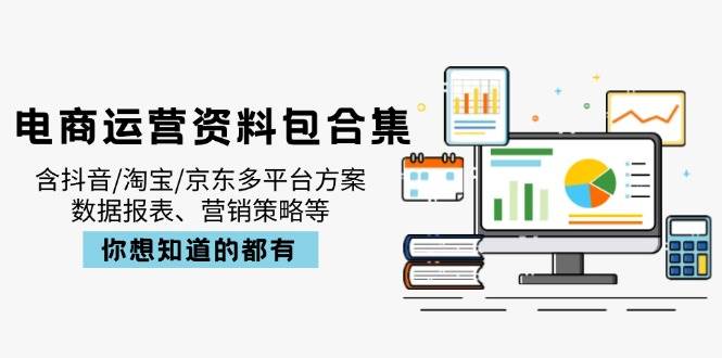 (14183期)电商运营资料包合集,含抖音/淘宝/京东多平台方案,数据报表、营销策略等网创吧-网创项目资源站-副业项目-创业项目-搞钱项目网创吧