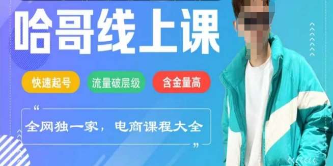 电商线上课程2025年,快速起号,流量破层级,这套方法起号率99%网创吧-网创项目资源站-副业项目-创业项目-搞钱项目网创吧