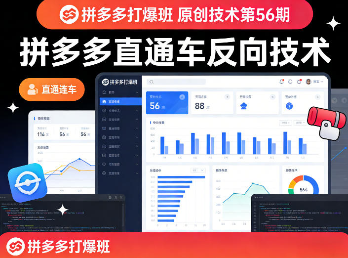 《拼多多打爆班》原创技术第56期,拼多多直通车反向技术网创吧-网创项目资源站-副业项目-创业项目-搞钱项目网创吧