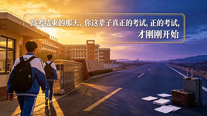 (18968期)付费文章:高考结束的那天,你这辈子真正的考试,才刚刚开始网创吧-网创项目资源站-副业项目-创业项目-搞钱项目网创吧