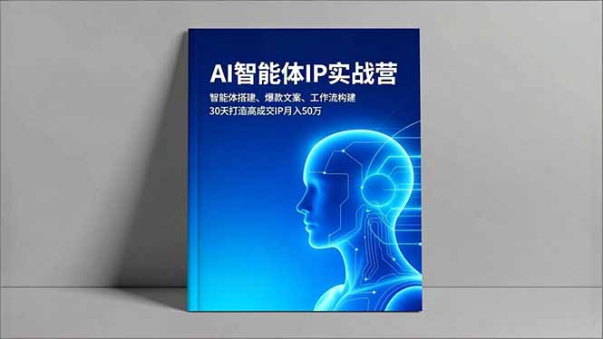 (16689期)AI智能体IP实战营,智能体搭建、爆款文案、工作流构建,30天打造高成交IP月入50万网创吧-网创项目资源站-副业项目-创业项目-搞钱项目网创吧