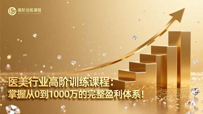 (16508期)医美行业高阶训练课程:掌握从0到1000万的完整盈利体系!网创吧-网创项目资源站-副业项目-创业项目-搞钱项目网创吧