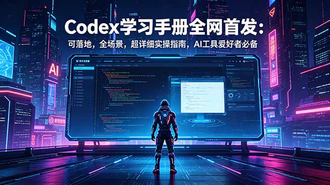 （18871期）Codex学习手册全网首发：可落地，全场景，超详细实操指南，AI工具爱好者必备网创吧-网创项目资源站-副业项目-创业项目-搞钱项目网创吧