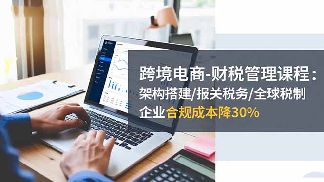 （16509期）跨境电商-财税管理课程：架构搭建/报关税务/全球税制，企业合规成本降30%网创吧-网创项目资源站-副业项目-创业项目-搞钱项目网创吧