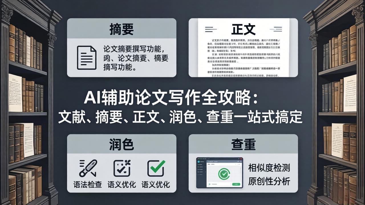 (17970期)AI辅助论文写作全攻略:文献、摘要、正文、润色、查重一站式搞定网创吧-网创项目资源站-副业项目-创业项目-搞钱项目网创吧
