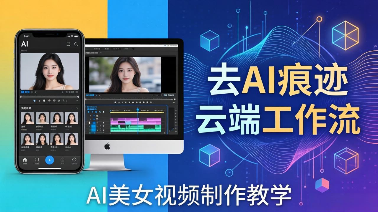(17928期)AI美女视频制作教学:去AI痕迹,云端工作流出图,手机电脑均可,不需要配置网创吧-网创项目资源站-副业项目-创业项目-搞钱项目网创吧