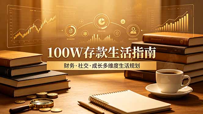(19121期)付费文章:100W存款生活指南,如何从财务、社交、成长等维度规划自己的生活网创吧-网创项目资源站-副业项目-创业项目-搞钱项目网创吧