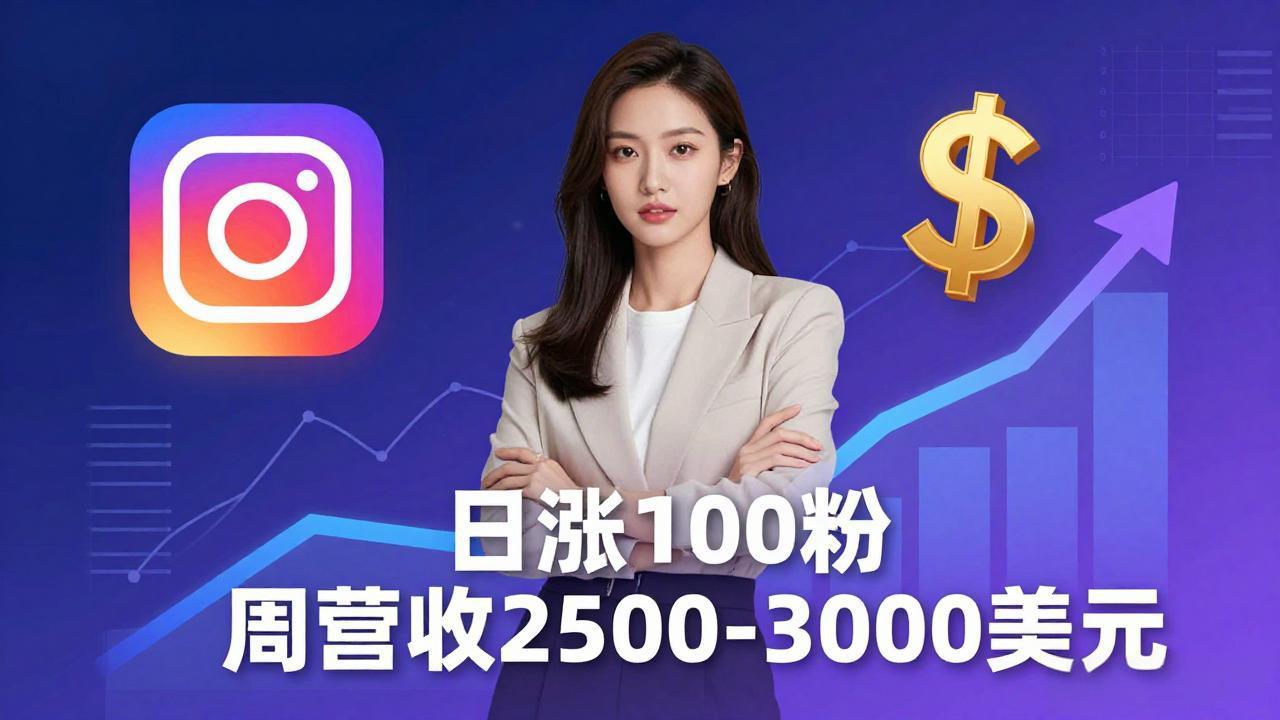 (18299期)想做数字产品?Sheri亲授:日涨100粉、每周2500至3000美元的营收,Instagram躺着赚网创吧-网创项目资源站-副业项目-创业项目-搞钱项目网创吧