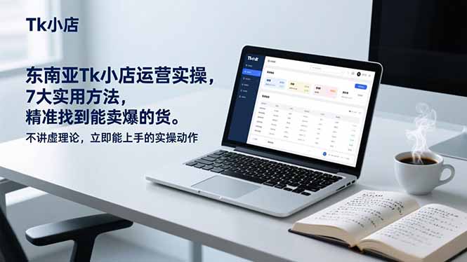 (17041期)东南亚Tk小店运营实操,7大实用方法,精准找到能卖爆的货。不讲虚理论,立即能上手的实操动作网创吧-网创项目资源站-副业项目-创业项目-搞钱项目网创吧