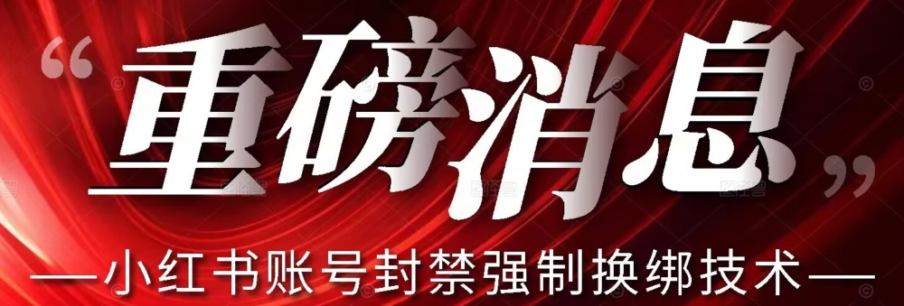 【最新】小红书账号封禁强制换绑技术可日赚300网创吧-网创项目资源站-副业项目-创业项目-搞钱项目网创吧