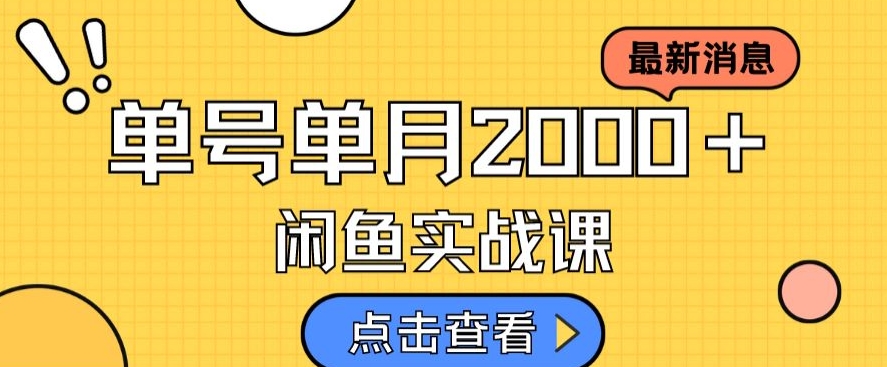 最新闲鱼日入500+,虚拟资料变现喂饭级讲解网创吧-网创项目资源站-副业项目-创业项目-搞钱项目网创吧