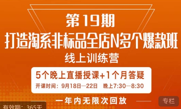 钟辰·拼多多单品爆款班,一个拼多多超级爆款养一个团队网创吧-网创项目资源站-副业项目-创业项目-搞钱项目网创吧
