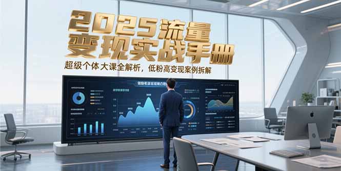 (15188期)2025流量变现实战手册,超级个体大课全解析,低粉高变现案例拆解网创吧-网创项目资源站-副业项目-创业项目-搞钱项目网创吧