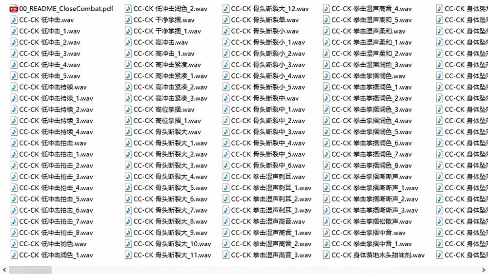 (19072期)宝藏级别音效!2828种近身搏斗拳打脚踢音效素材,全部中文分类,免解压使用 Close Combat网创吧-网创项目资源站-副业项目-创业项目-搞钱项目网创吧