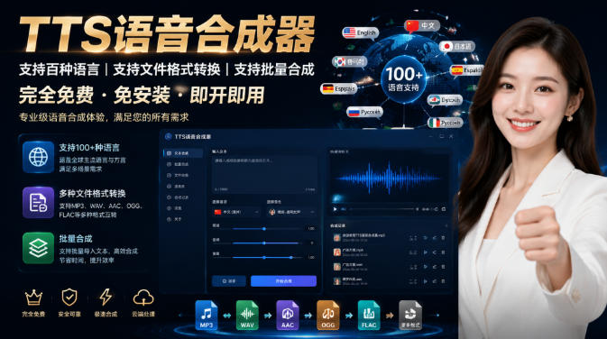 (19374期)最新TTS配音,支持批量,支持文件格式转换,功能超多网创吧-网创项目资源站-副业项目-创业项目-搞钱项目网创吧