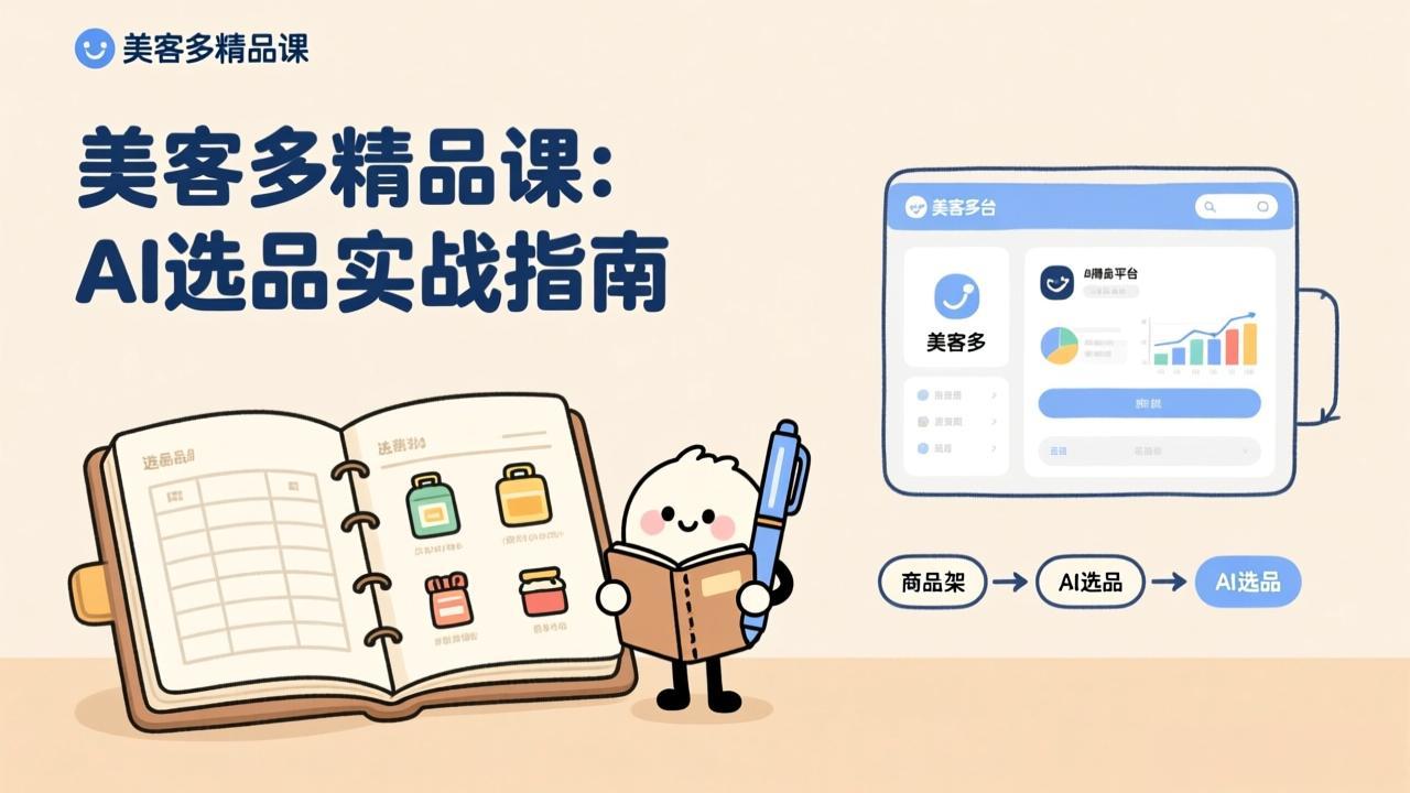 （17292期）AI+美客多精品课，工具实操、数据选品、AI优化，新手也能快速上手，月入5000+美元网创吧-网创项目资源站-副业项目-创业项目-搞钱项目网创吧