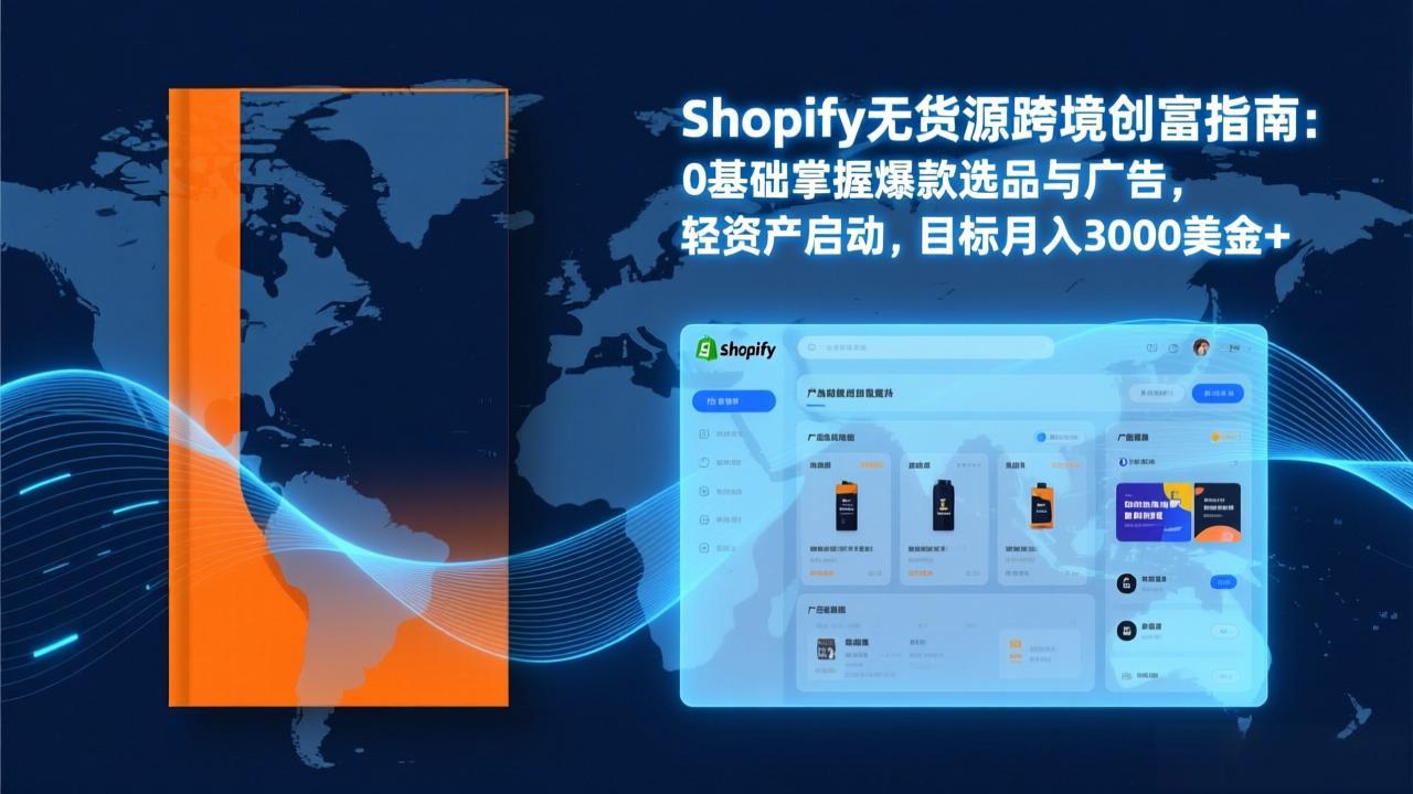 (17238期)Shopify爆款打法实战:从选品到广告投放,复制爆款模型,驱动独立站月销售额破万刀网创吧-网创项目资源站-副业项目-创业项目-搞钱项目网创吧