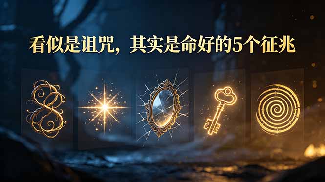 (19089期)付费文章:看似是诅咒,其实是命好的5个征兆网创吧-网创项目资源站-副业项目-创业项目-搞钱项目网创吧