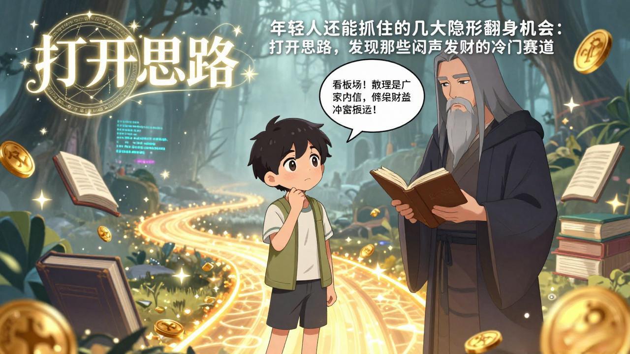（17471期）付费文1+2：年轻人还能抓住的几大隐形翻身机会：打开思路，发现那些闷声发财的冷门赛道网创吧-网创项目资源站-副业项目-创业项目-搞钱项目网创吧