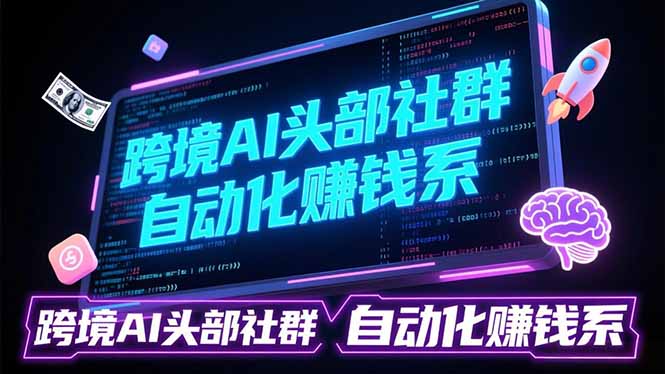 (17255期)跨境AI头部社群前沿精选:聚焦可落地的AI实战经验,快速构建你的自动化赚钱系网创吧-网创项目资源站-副业项目-创业项目-搞钱项目网创吧