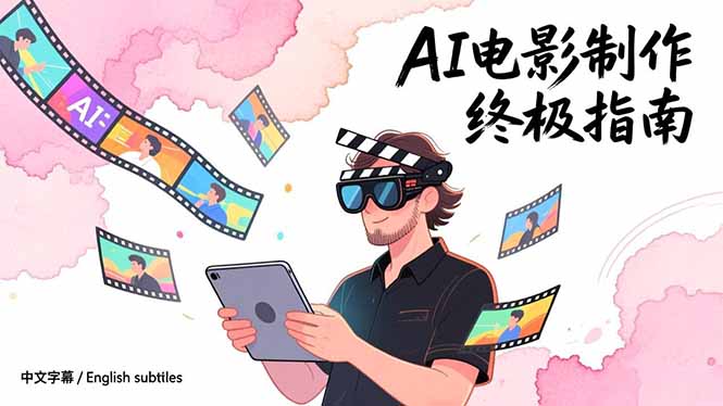 (17130期)AI电影制作终极指南:从创意到成片,系统掌握智能影视全流程实战课(中英字幕)网创吧-网创项目资源站-副业项目-创业项目-搞钱项目网创吧