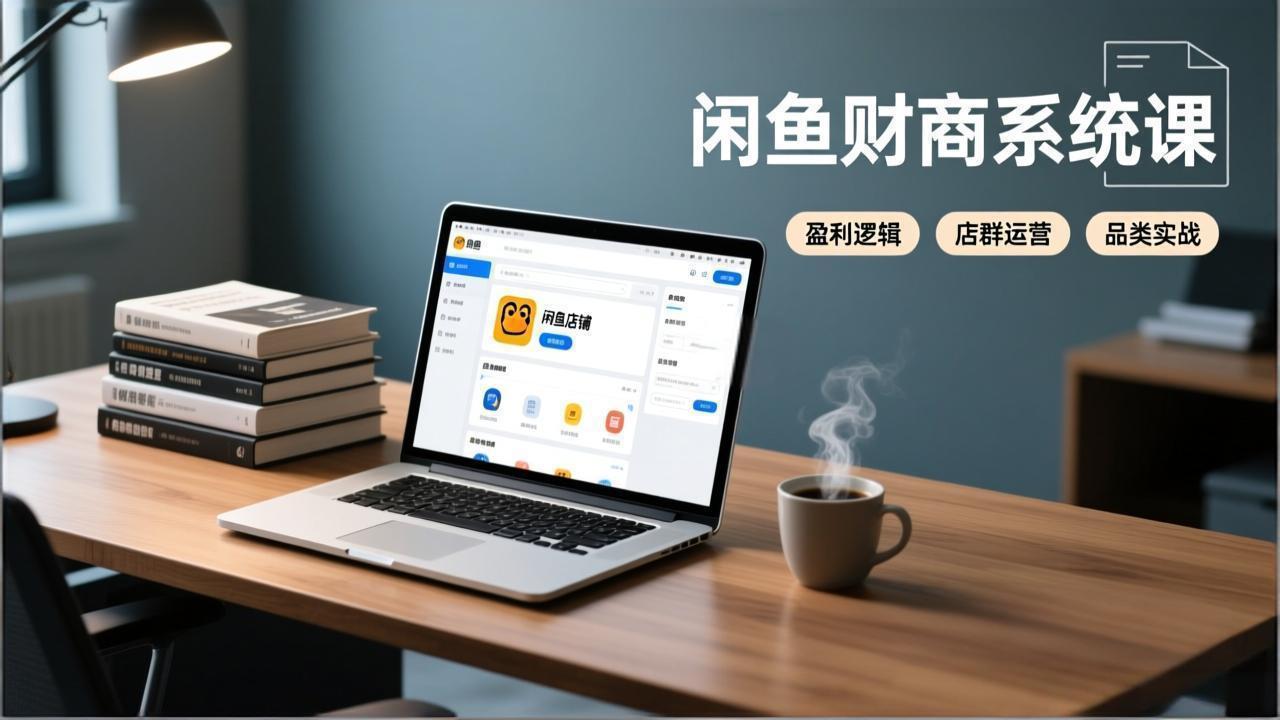 (17193期)闲鱼财商系统课:从盈利逻辑、店群运营到品类实战,实现稳定月入过万网创吧-网创项目资源站-副业项目-创业项目-搞钱项目网创吧