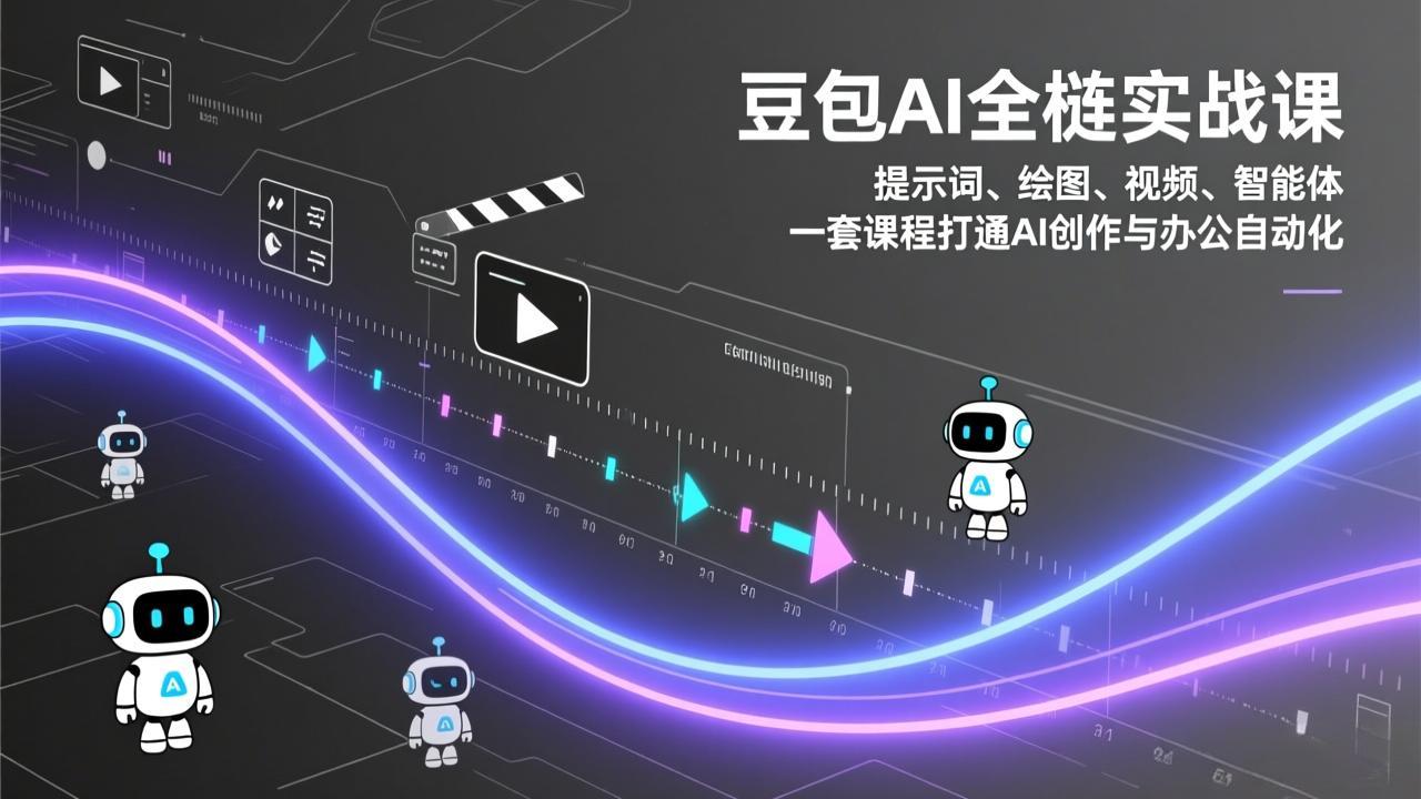 (17385期)豆包AI全栈实战课:提示词、绘图、视频、智能体,一套课程打通AI创作与办公自动化网创吧-网创项目资源站-副业项目-创业项目-搞钱项目网创吧