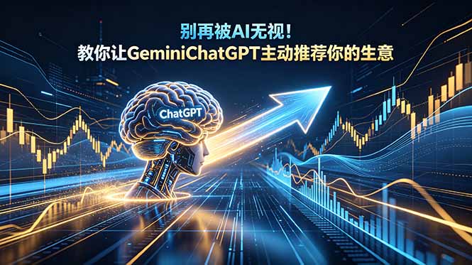 (18659期)别再被AI无视!教你让GeminiChatGPT主动推荐你的生意【原创双语字幕】网创吧-网创项目资源站-副业项目-创业项目-搞钱项目网创吧