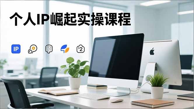 （16616期）个人IP崛起实操课程，IP思维塑造+赛道精准调研+账号高变现搭建+内容创作网创吧-网创项目资源站-副业项目-创业项目-搞钱项目网创吧