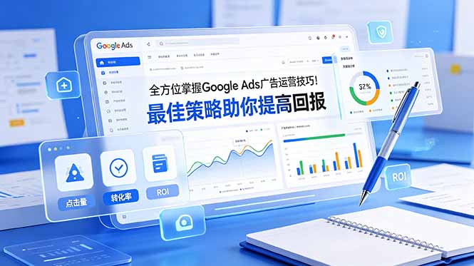 (19063期)全方位掌握 Google Ads 广告运营技巧!最佳策略助你提高回报【原创双语字幕】网创吧-网创项目资源站-副业项目-创业项目-搞钱项目网创吧