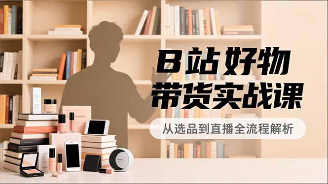 (16892期)B站好物带货实战课,账号定位、选品拍摄、运营变现,全流程教学,实现UP主月入过万网创吧-网创项目资源站-副业项目-创业项目-搞钱项目网创吧
