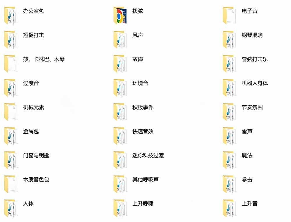 (18660期)宝藏音效合集包!60+多种音效分类,共计3900个,分类清晰,全中文分类,高品质剪辑音效素材包网创吧-网创项目资源站-副业项目-创业项目-搞钱项目网创吧