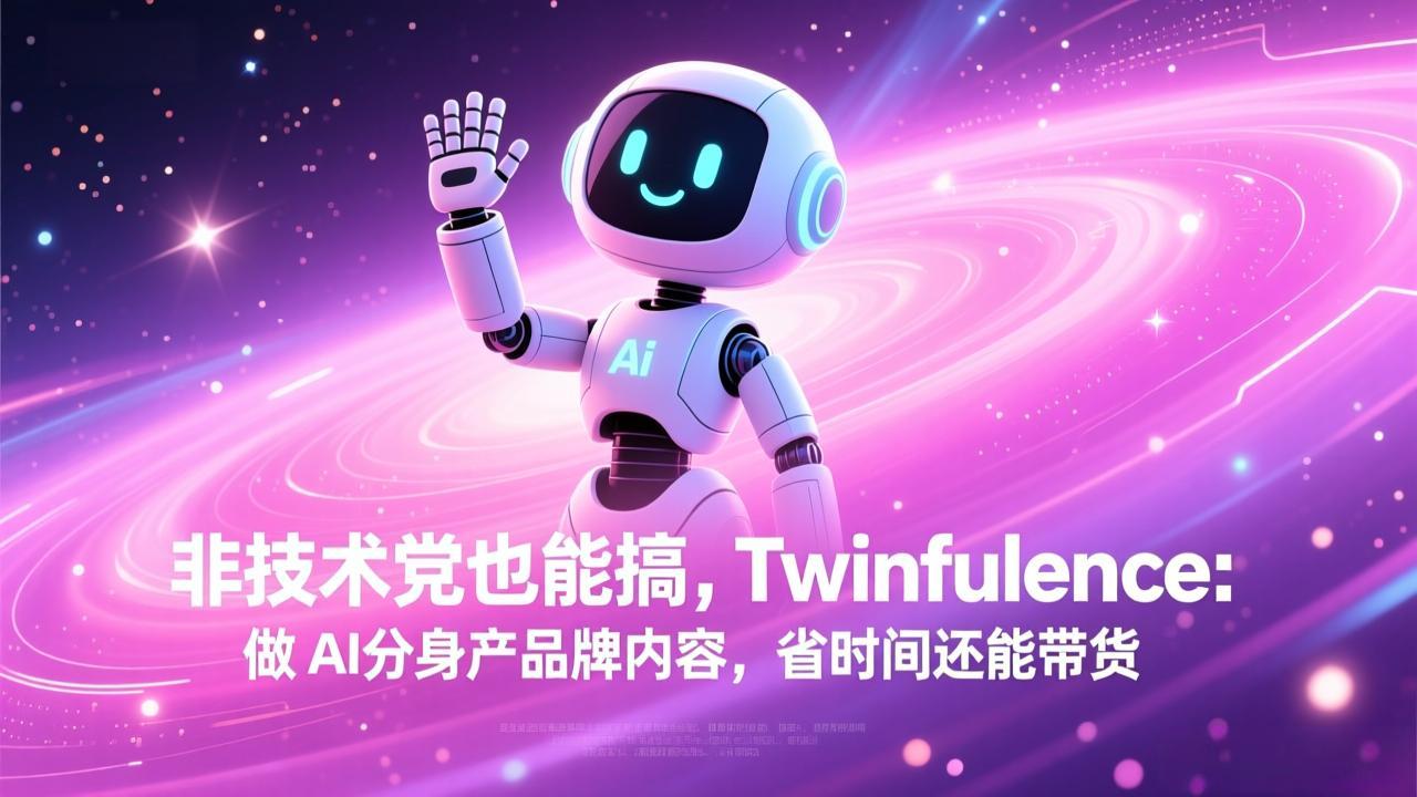 (17381期)非技术党也能搞!Twinfluence:做 AI 分身产品牌内容,省时间还能带货网创吧-网创项目资源站-副业项目-创业项目-搞钱项目网创吧
