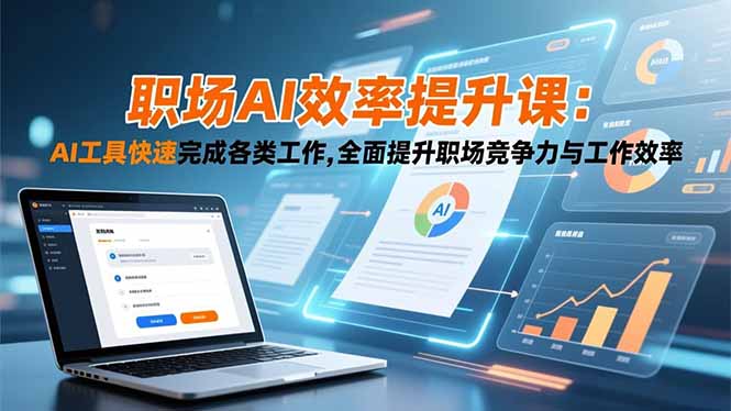 (16598期)职场AI效率提升课:AI工具快速完成各类工作,全面提升职场竞争力与工作效率网创吧-网创项目资源站-副业项目-创业项目-搞钱项目网创吧