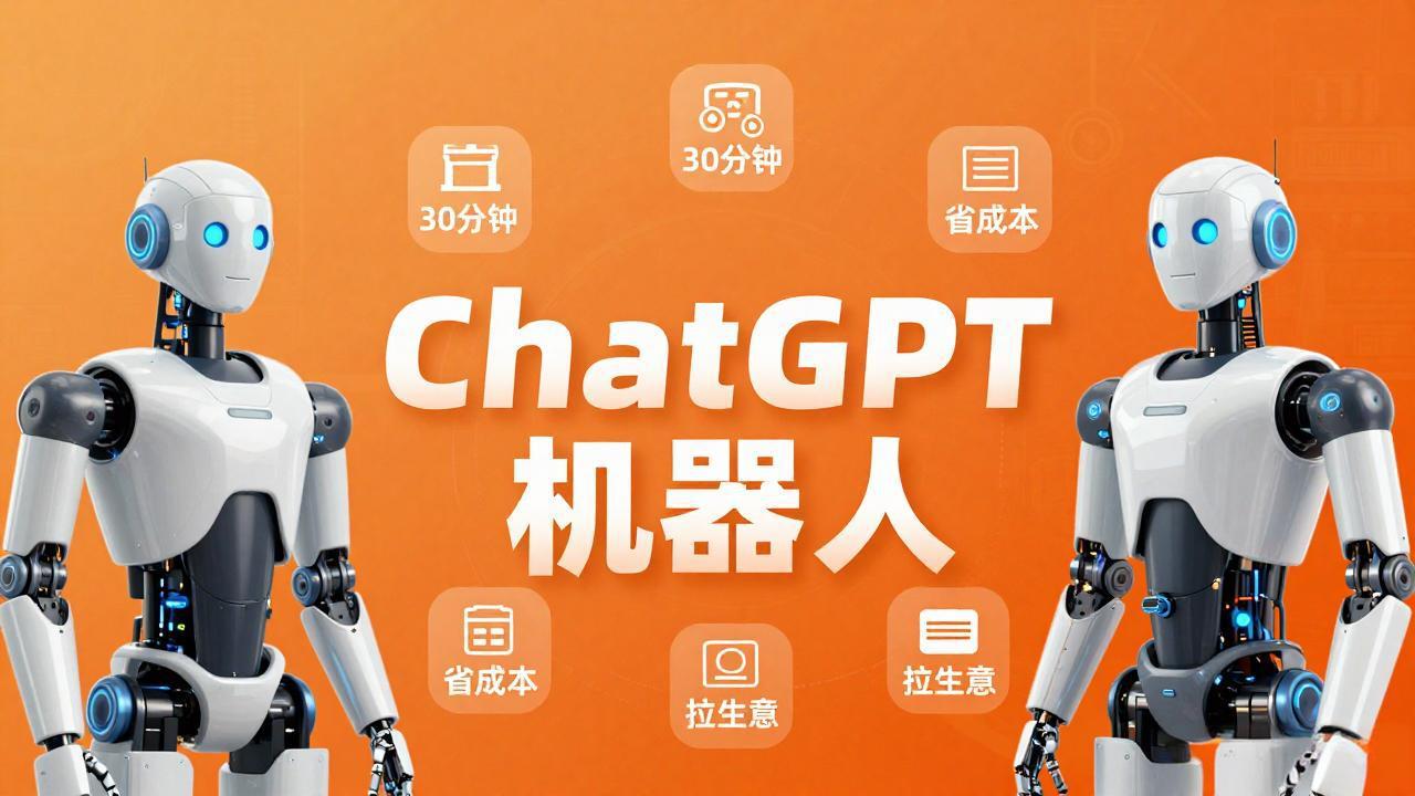 （17982期）智能机器人定制速成课：技术小白30分钟做出ChatGPT机器人，省时间砍成本还能拉生意网创吧-网创项目资源站-副业项目-创业项目-搞钱项目网创吧
