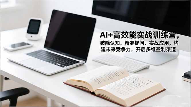 (16635期)AI+高效能实战训练营,破除认知、精准提问、实战应用,构建未来竞争力,开启多维盈利渠道网创吧-网创项目资源站-副业项目-创业项目-搞钱项目网创吧