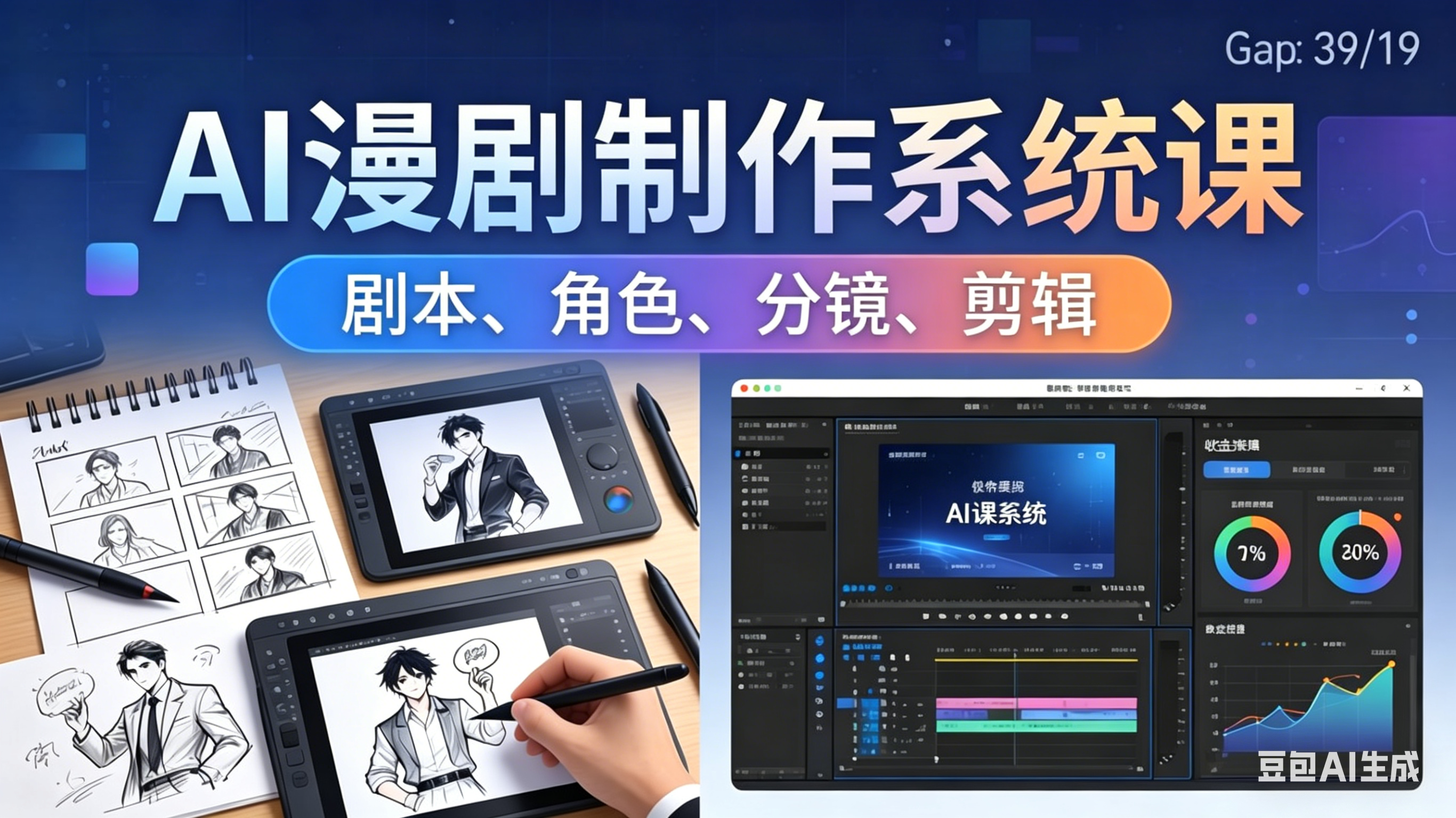 (18006期)AI漫剧制作系统课:0基础从0到1学会AI制作,掌握剧本、角色、分镜、剪辑全套技能,轻松做号变现网创吧-网创项目资源站-副业项目-创业项目-搞钱项目网创吧