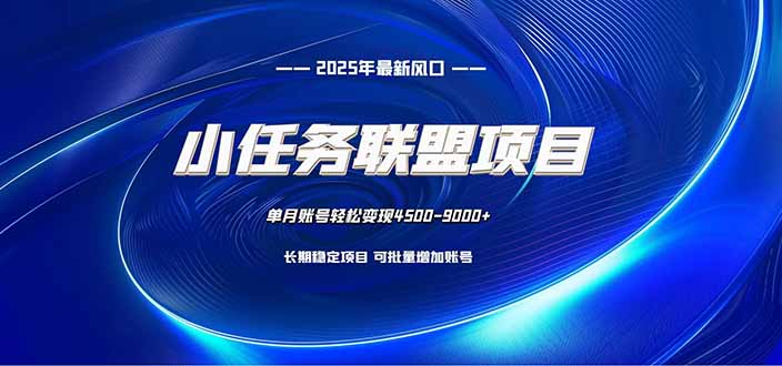 （16521期）小任务联盟项目：一台电脑每天只需10分钟，轻松简单稳定网创吧-网创项目资源站-副业项目-创业项目-搞钱项目网创吧
