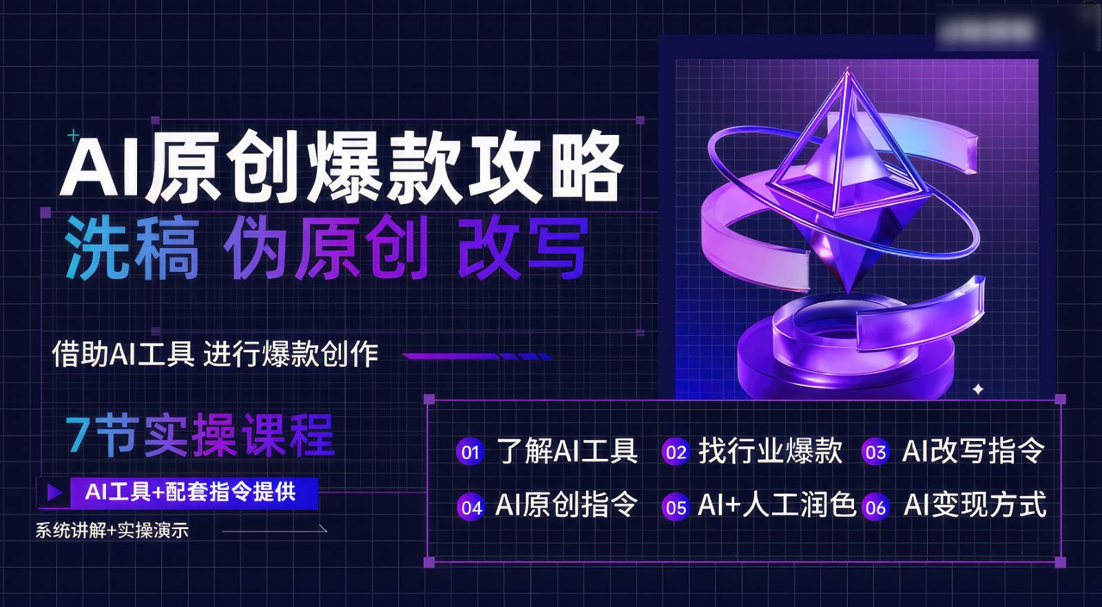 AI原创爆款攻略,洗稿改写伪原创必备,轻松创作10万+爆款文案网创吧-网创项目资源站-副业项目-创业项目-搞钱项目网创吧
