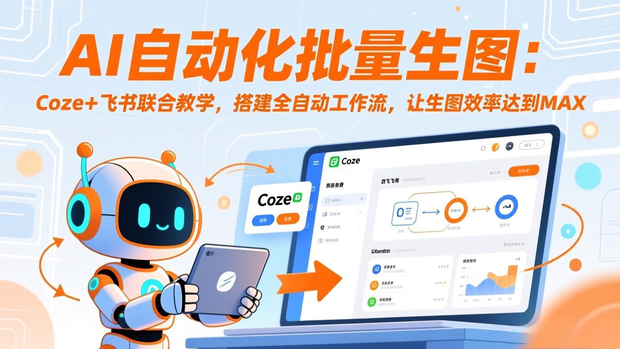 （17575期）AI自动化批量生图：Coze+飞书联合教学，搭建全自动工作流，让生图效率达到MAX网创吧-网创项目资源站-副业项目-创业项目-搞钱项目网创吧