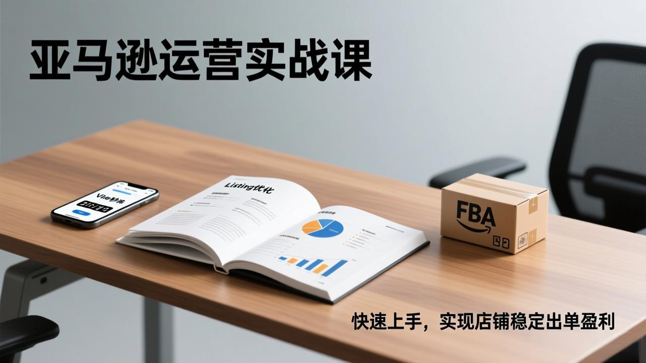 (17287期)亚马逊运营实战课,Listing优化、Vine秒杀、FBA发货,快速上手,实现店铺稳定出单盈利网创吧-网创项目资源站-副业项目-创业项目-搞钱项目网创吧
