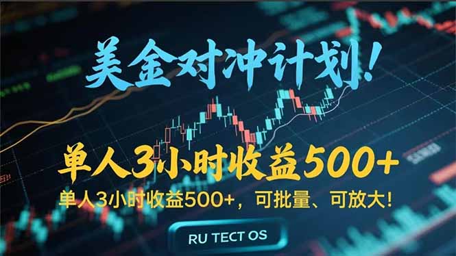 (15321期)长久稳定的撸美金项目,平均3小时收入 500+,可公司实地考察实地操作!网创吧-网创项目资源站-副业项目-创业项目-搞钱项目网创吧