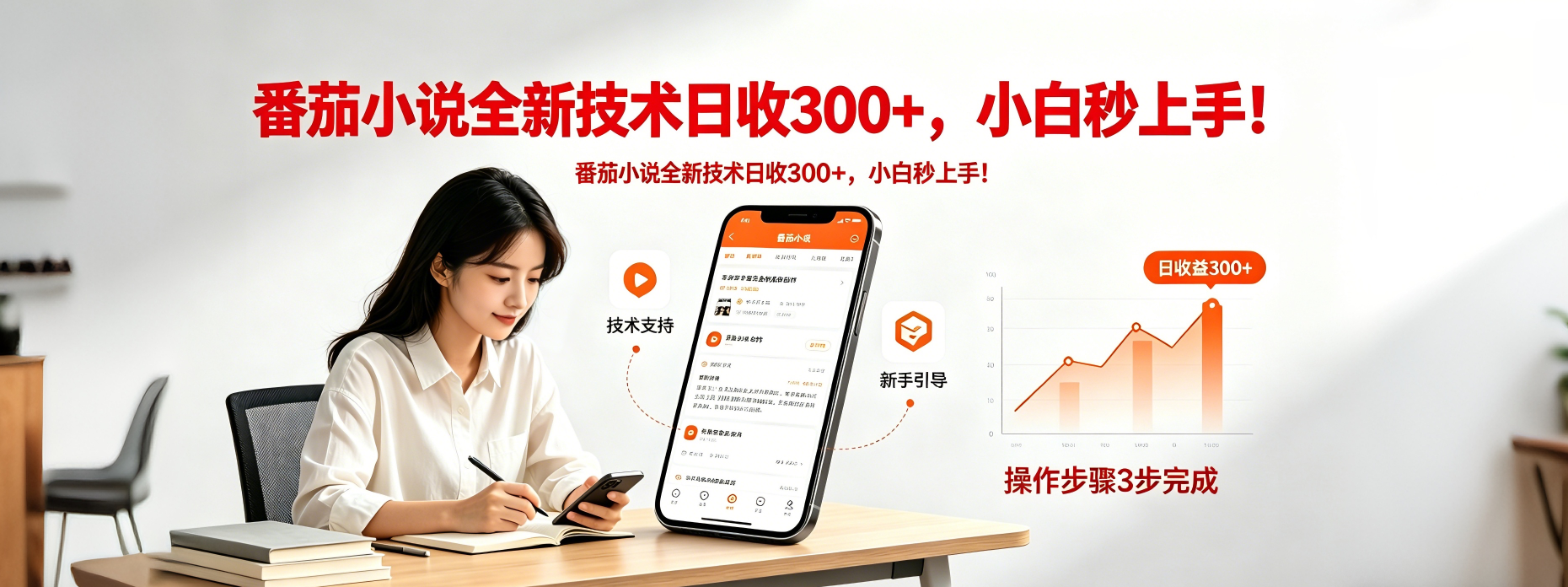 (18392期)番茄小说全新技术全新玩法!无脑日收300+网创吧-网创项目资源站-副业项目-创业项目-搞钱项目网创吧