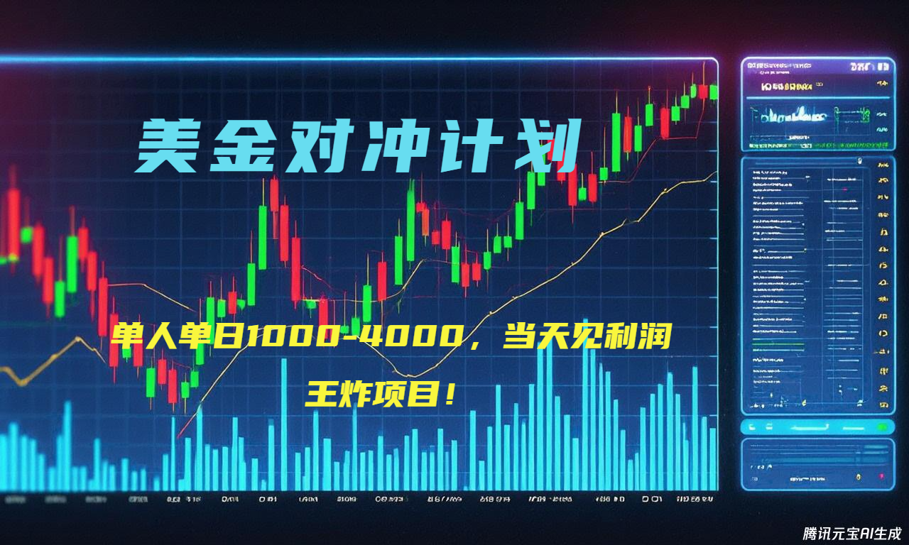 (15333期)2025年最暴力项目“美金先登计划”最新最强对冲战法,每日实际收益1K-4K网创吧-网创项目资源站-副业项目-创业项目-搞钱项目网创吧