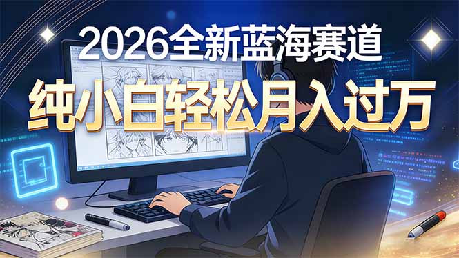 (16781期)2026年全新蓝海赛道,纯小白轻松月入过万网创吧-网创项目资源站-副业项目-创业项目-搞钱项目网创吧